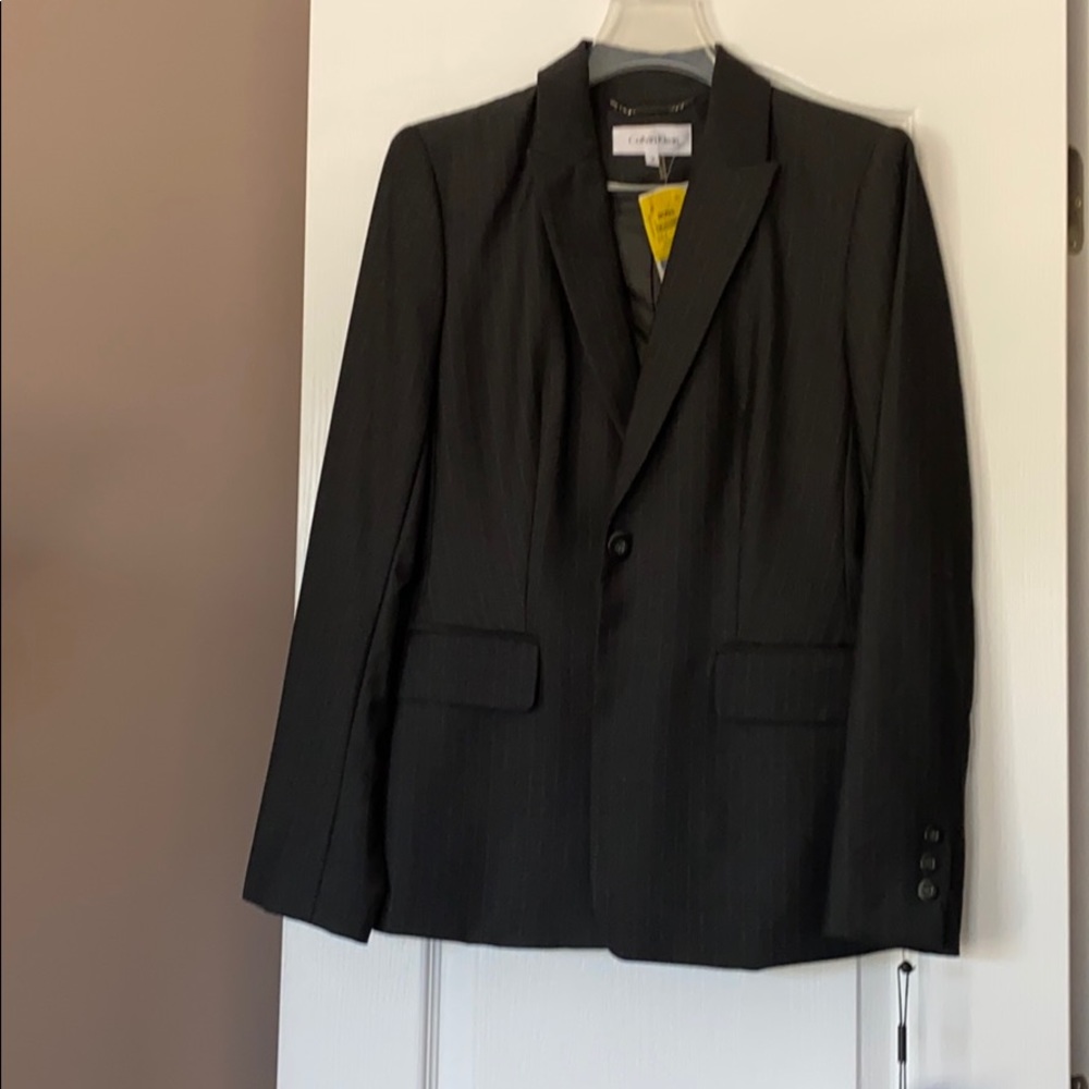 Calvin Klein gray suit jacket